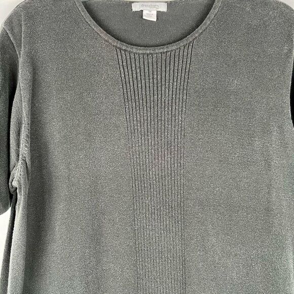 Dress Barn Women’s Black Short Sleeve Sweater 1X - Picture 2 of 9